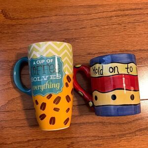 Two Coffee Mugs NWOT